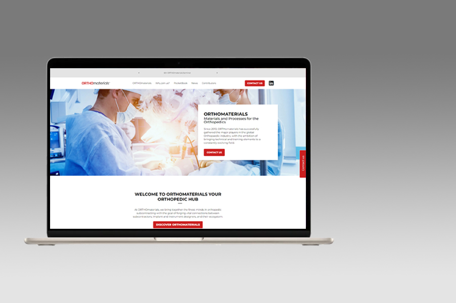 Digital offer for ORTHOmaterials - A cluster of key players in the orthopedic